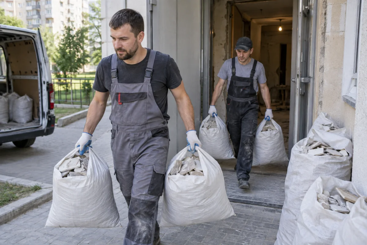 Вивезення сміття у Софіївській Борщагівці